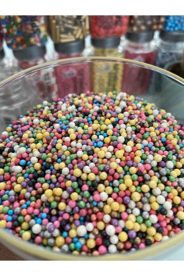 Pasta Süsü Konfeti Boncuk Şeker 100gr