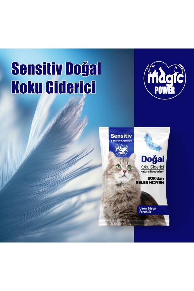 Magic Power Kedi kumu Koku Giderici Sensitive 25gr 5 Adet