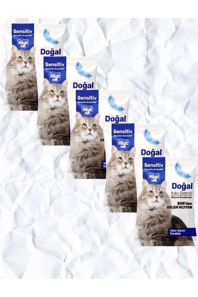 Magic Power Kedi kumu Koku Giderici Sensitive 25gr 5 Adet