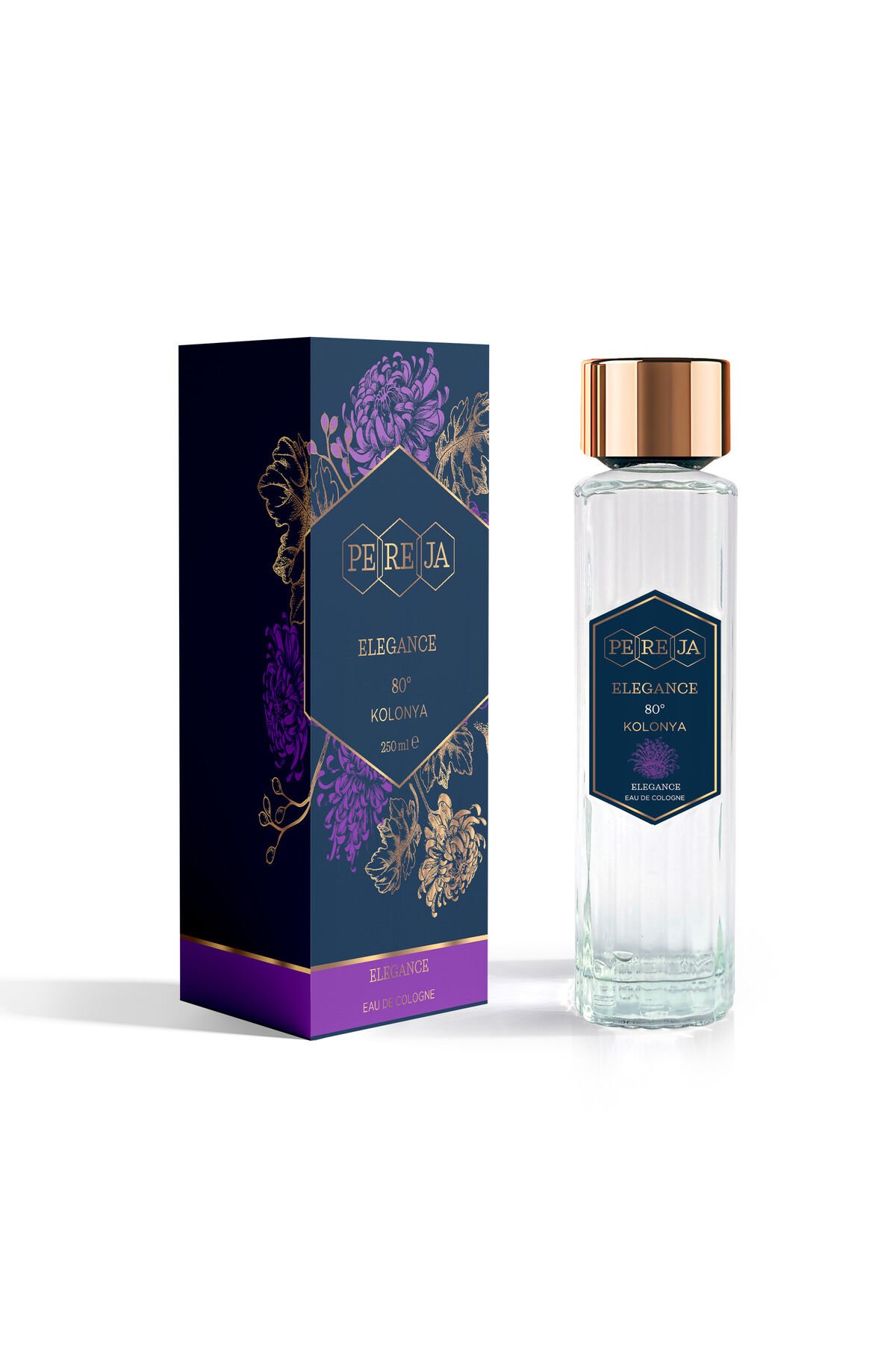 Elegans Kolonyası 250 ml Cam Şişe