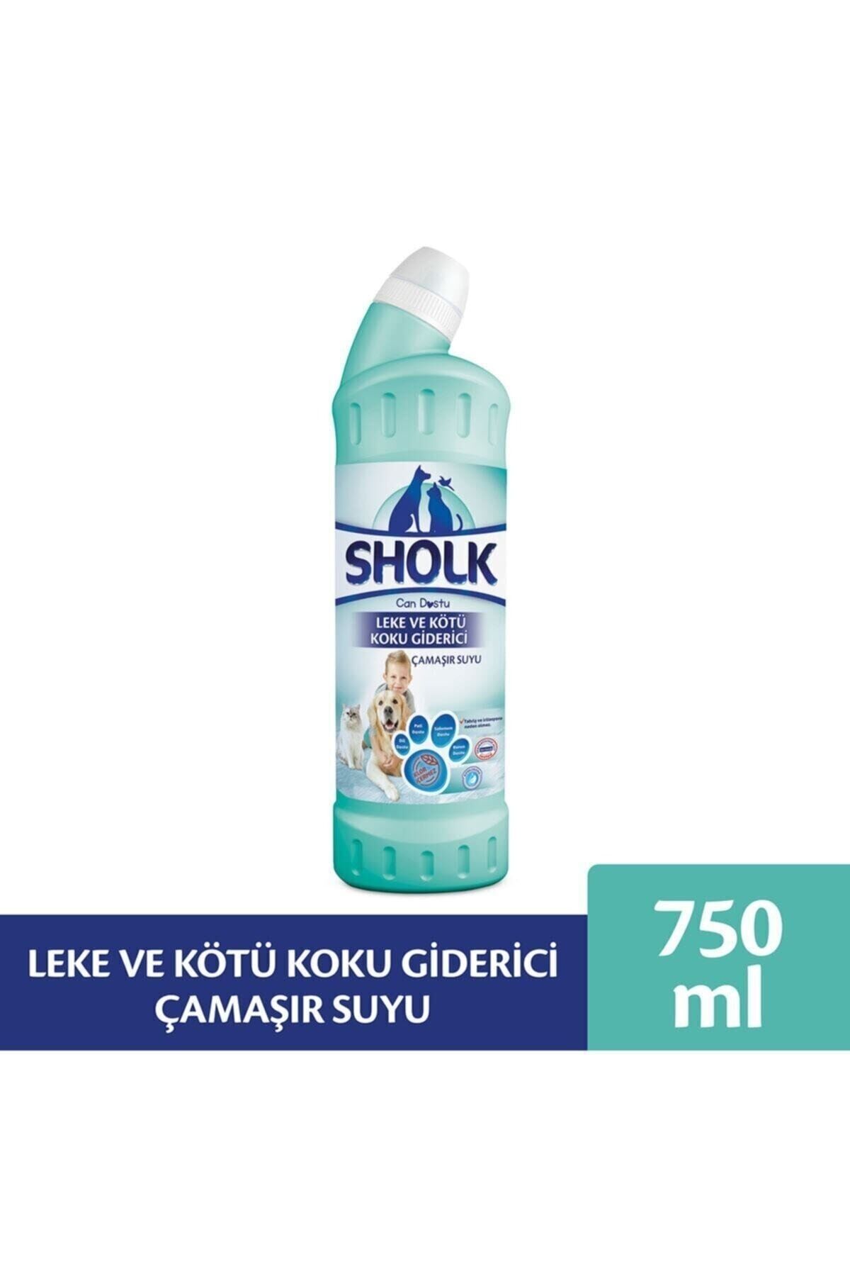 Evcil Hayvan Leke Ve Koku Giderici Oksijenli Çamaşır Suyu 750ml
