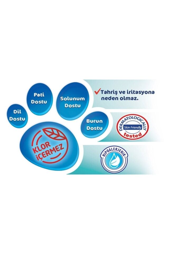 Evcil Hayvan Leke Ve Koku Giderici Oksijenli Çamaşır Suyu 750ml