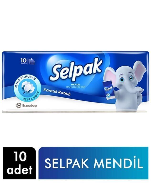 Selpak Kağıt Mendil 10'lu Paket Koli (30 Adet)