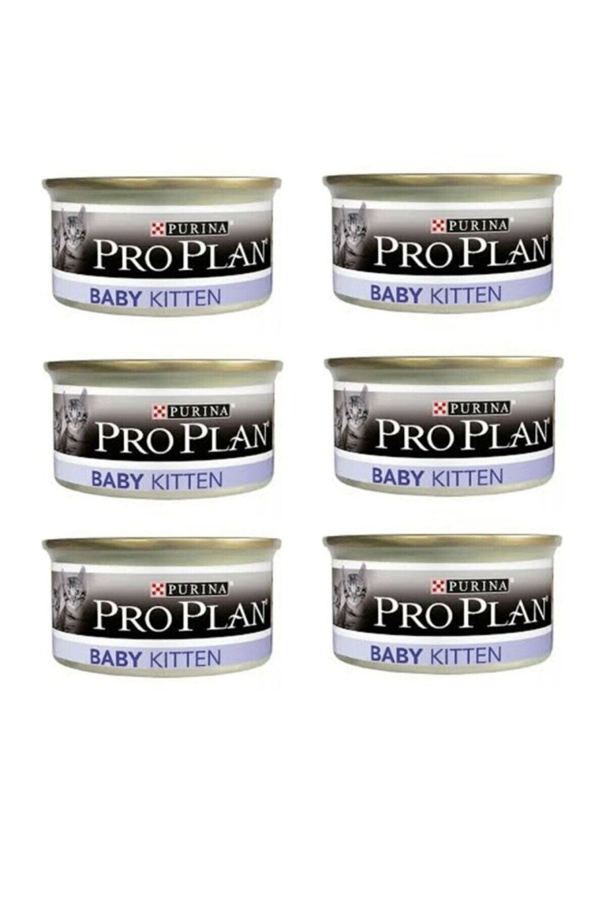 Baby Kitten Yavru Kedi Ve Emziren Anne Yaş Kedi Maması 85 Gr. X 6 Adet