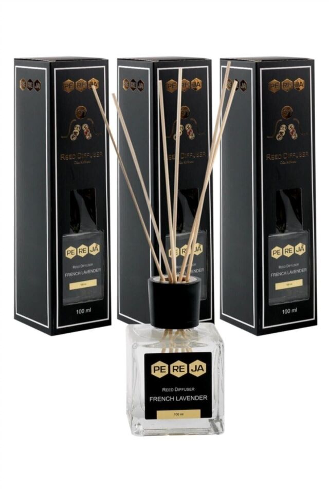 Lavanta Çubuklu Oda Kutusu 100 Ml 3'lü Set