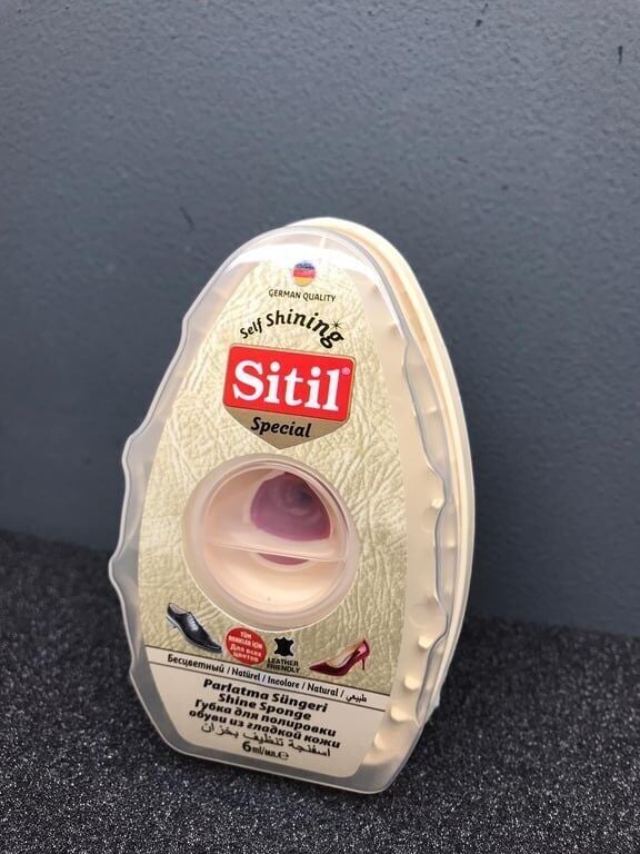 Sitil Rezarvuarlı Special Parlatma Süngeri Naturel Koli (24 Adet)