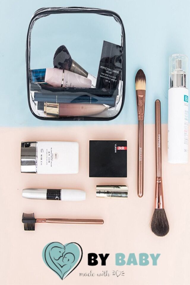 Bybaby Tatil, Plaj, Kozmetik ,makyaj Bakım Çantası Seti, Şeffaf Su Geçirmez , 3 Adet Çanta