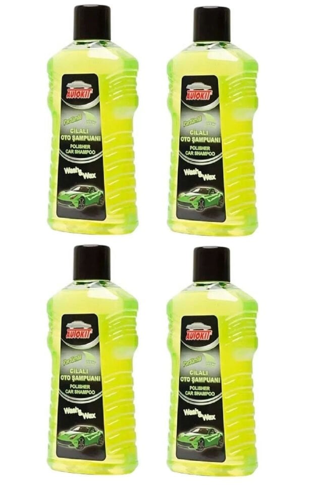 Cilalı Oto Şampuanı 1000 ml 4'lü Ekonomik Set