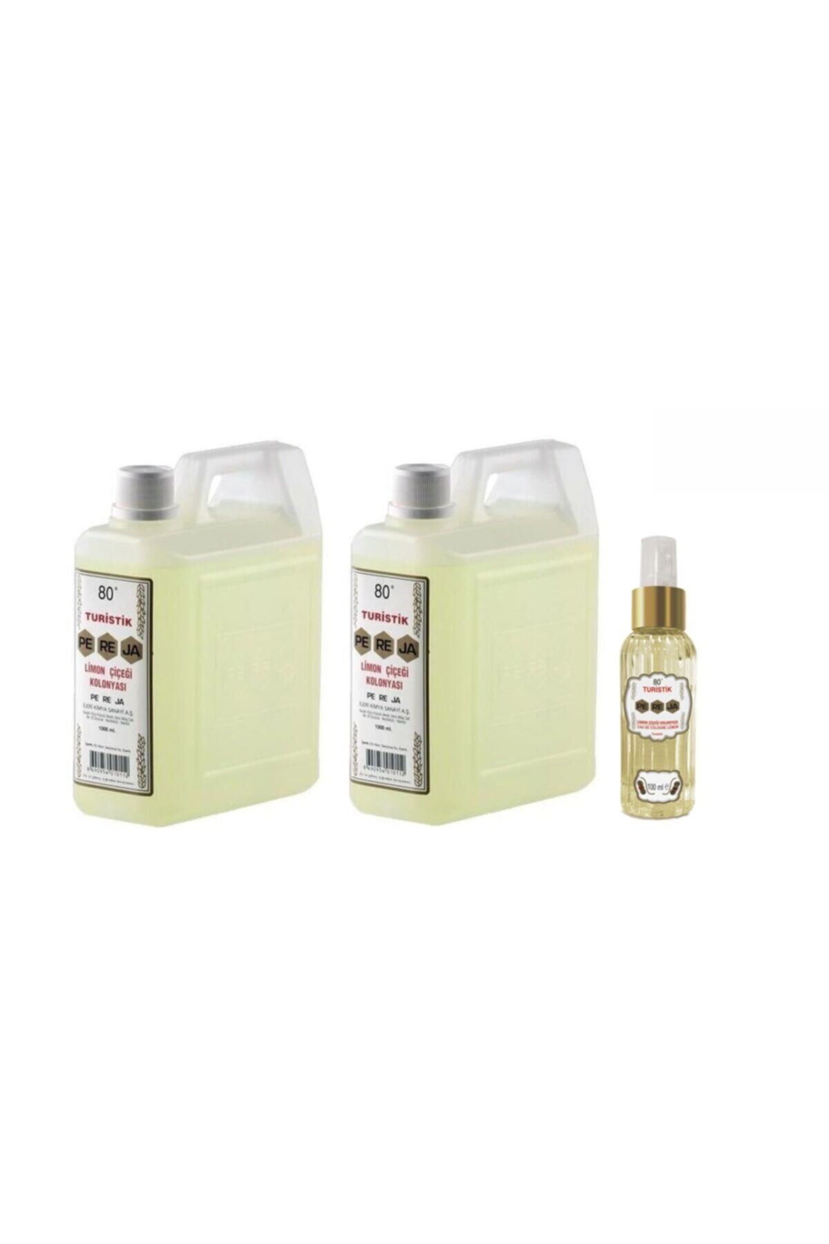 Limon Kolonyası 80 Derece 1 Lt 2 Adet