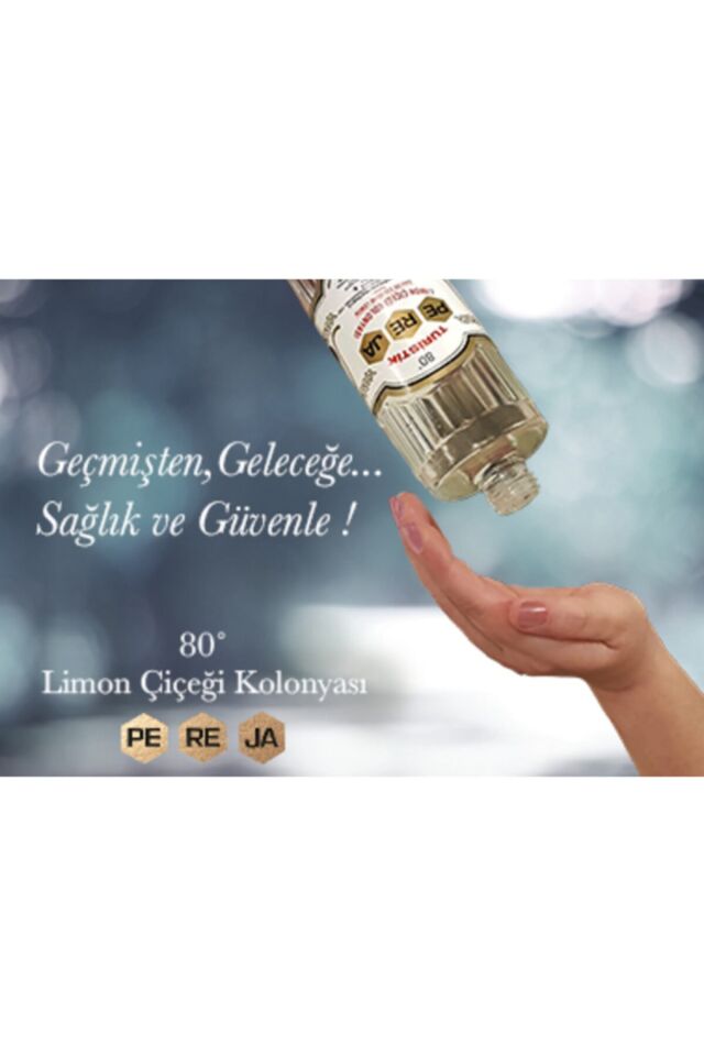 Limon Kolonyası 1 Lt 80 Derece - 6 Adet Bidon