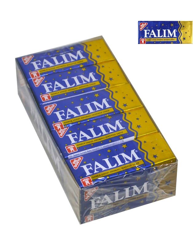 Falım Sakız 7 gr 20'li Paket Damla Sakız Aromalı