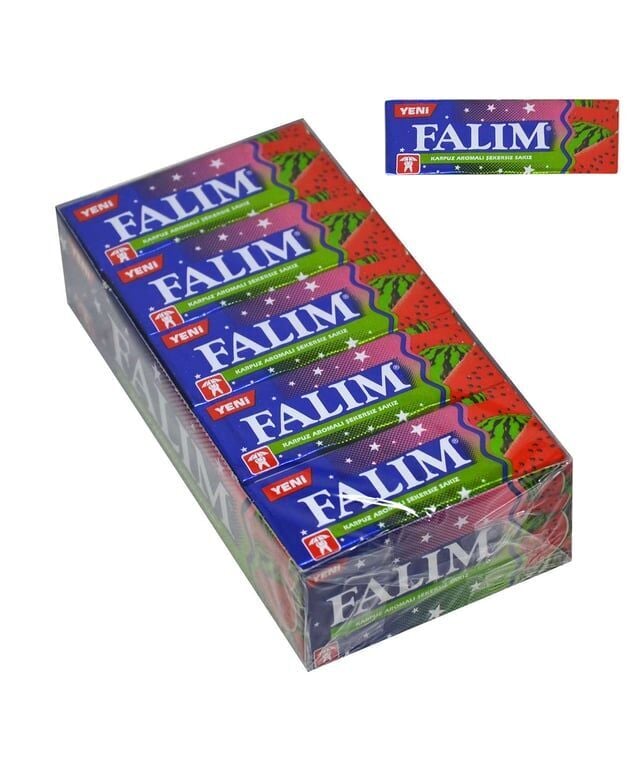Falım Sakız 7 gr 20'li Paket Karpuz Aromalı