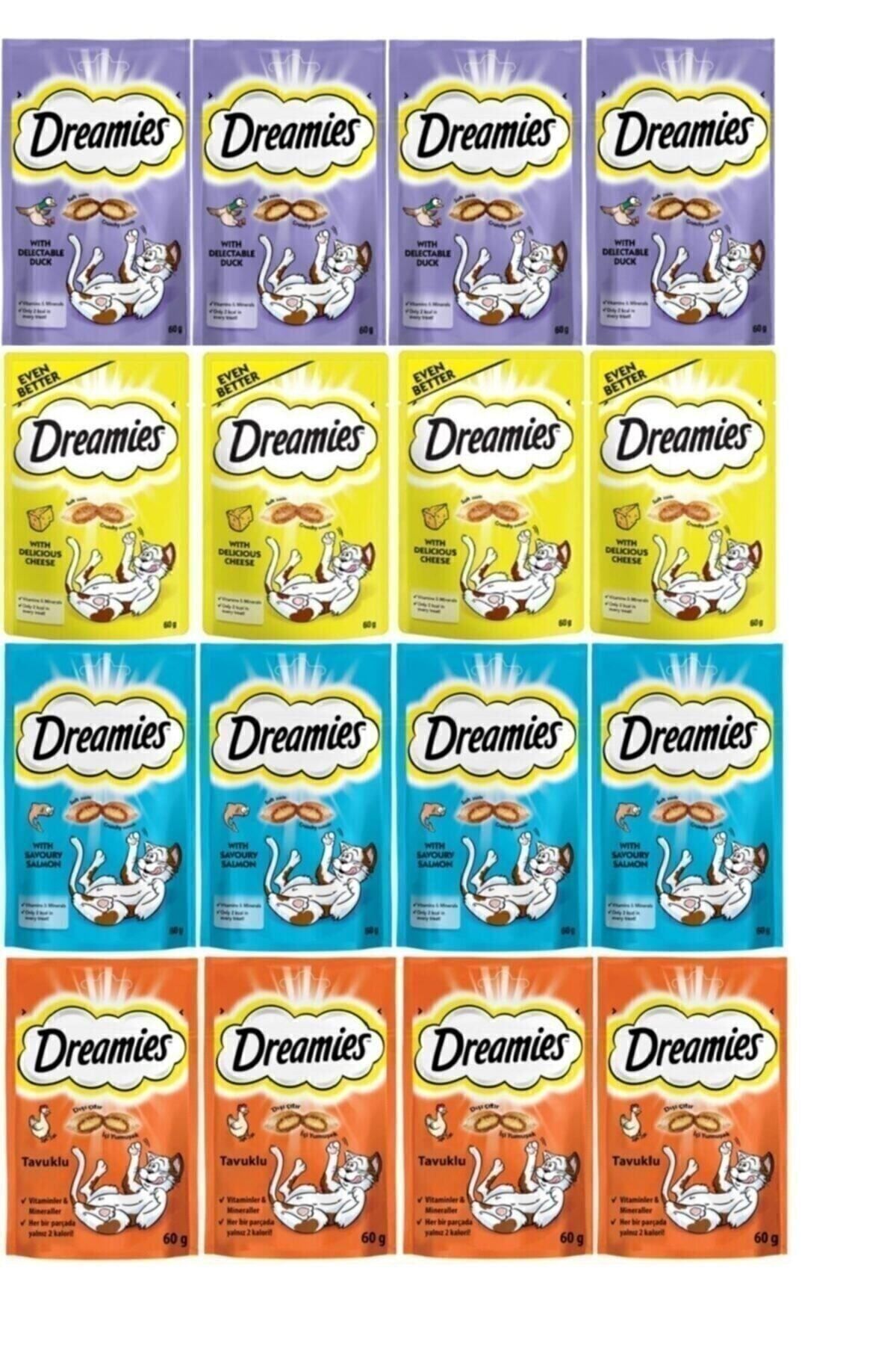 kedi ödül maması karışık paket 60 gr x16 adet