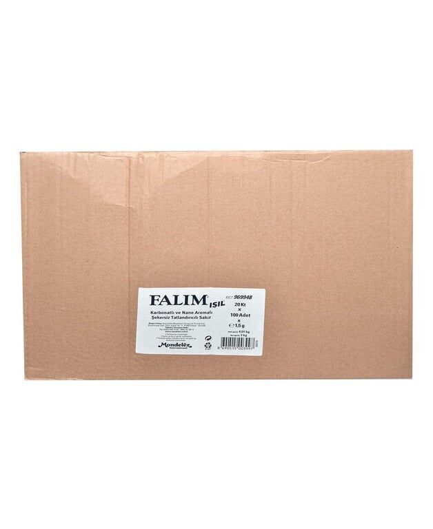 Falım Sakız 100'lü Paket Işıl Karbonatlı & Nane Aromalı