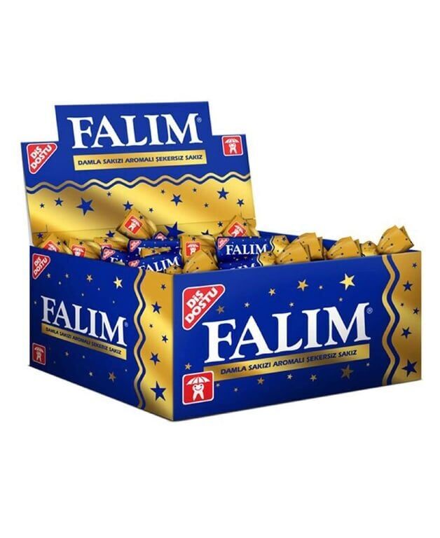 Falım Sakız 100'lü Paket Damla Sakız Aromalı