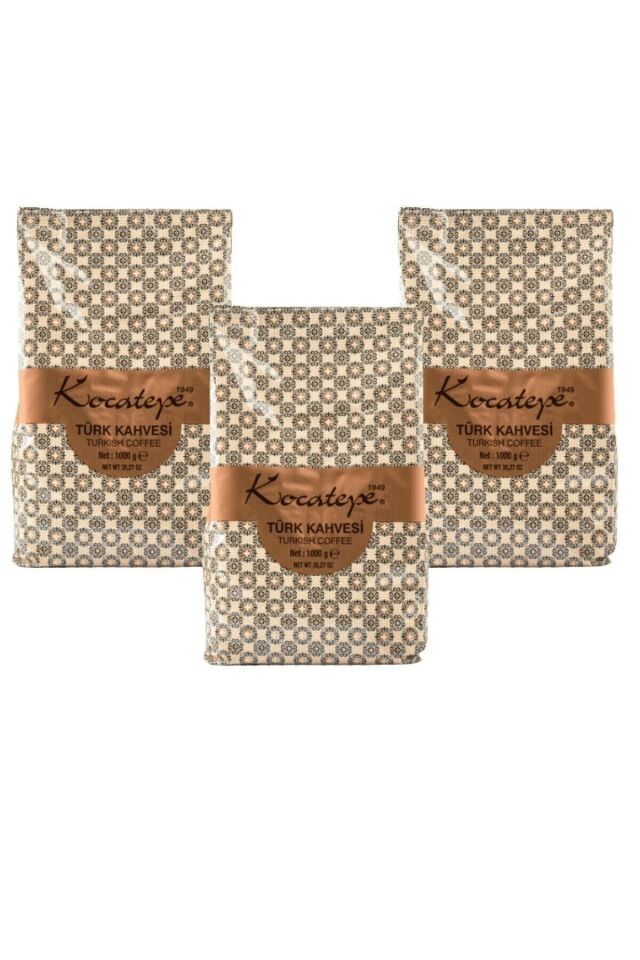 Kocatepe Kahve Türk Kahvesi 1 Kg X 3'lü Paket