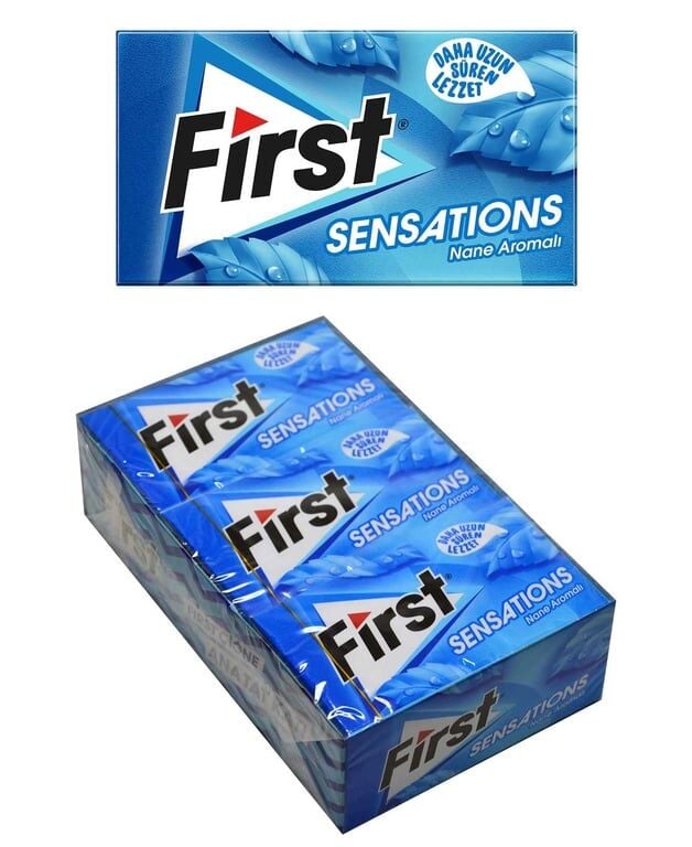 First Sensations Sakız 27 gr 12'li Paket Nane Aromalı