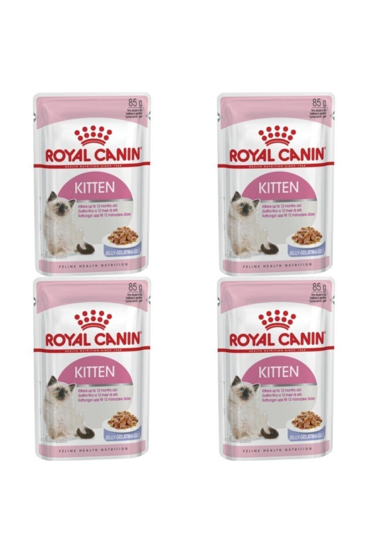 Jelly Kitten Instinctive Yaş Yavru Kedi Maması 85 Gr 4 Lü