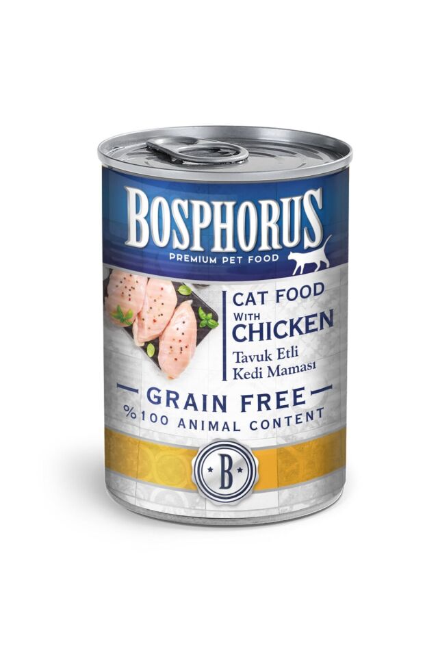 Chicken Tavuk Etli Kedi Konserve Maması 24 X 415 gr (PARÇA ETLİ)