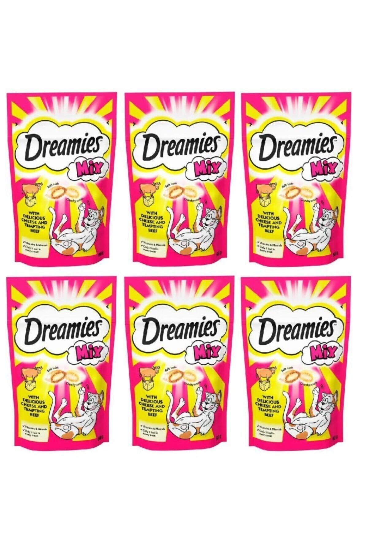 Mix Sığır Etli Ve Peynirli Kedi Ödülü 60 Gr (6 Adet)