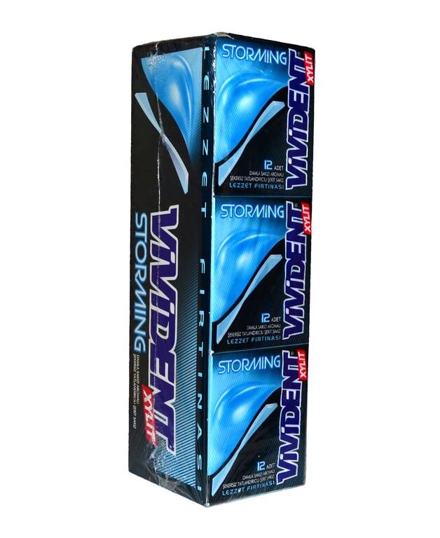 Vivident Storming Damla Sakızı Aromalı Sakız 33gr X 18'li Paket