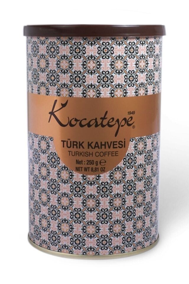 Kocatepe Kahve Türk Kahvesi 250 gr Teneke 3 'lü Paket