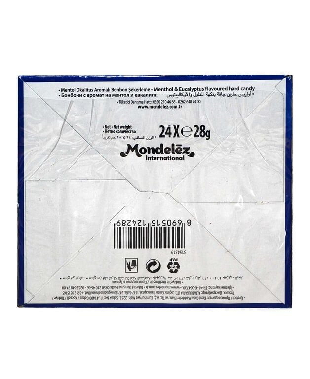 Olips Şekerleme 28 gr 24'lü Paket Mentol & Okaliptus Aromalı