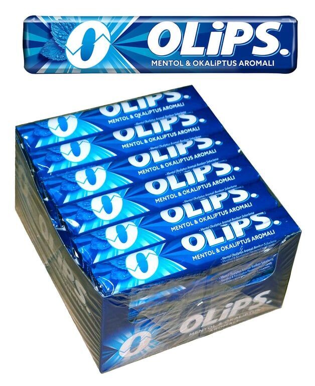 Olips Şekerleme 28 gr 24'lü Paket Mentol & Okaliptus Aromalı