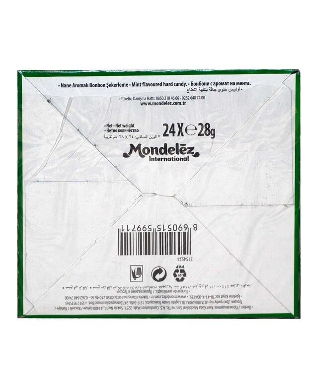 Olips Şekerleme 28 gr 24'lü Paket Nane Aromalı