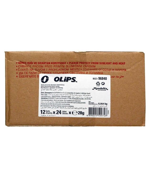 Olips Şekerleme 28 gr 24'lü Paket Nane Aromalı