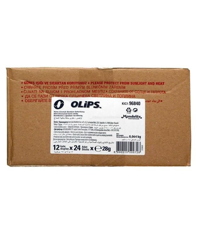 Olips Şekerleme 28 gr 24'lü Paket Nane Aromalı