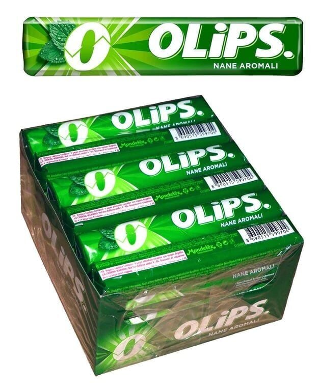 Olips Şekerleme 28 gr 24'lü Paket Nane Aromalı