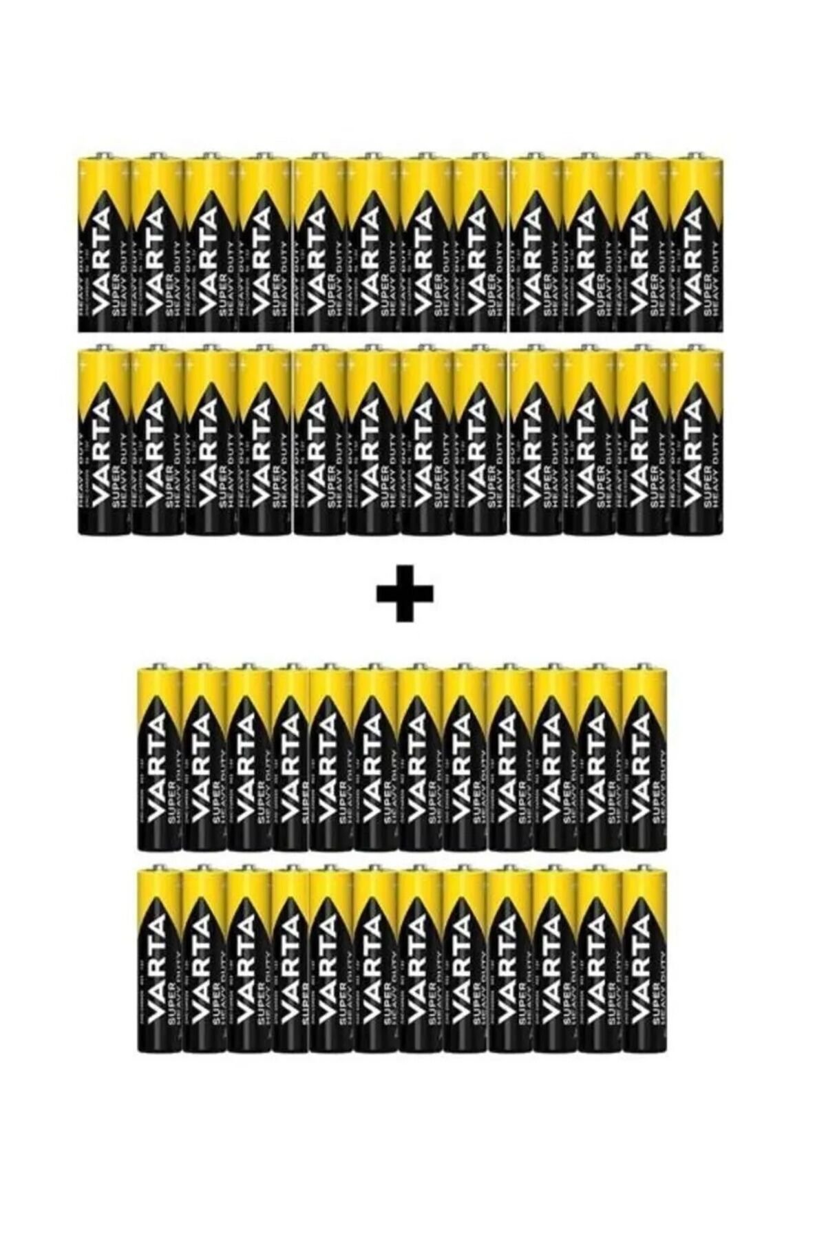 Super Heavy Duty 48'li Pil Paketi 24 Adet Kalem Pil + 24 Adet İnce Pil