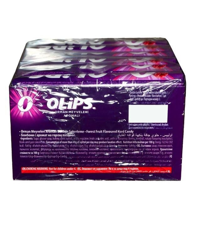 Olips Şekerleme 28 gr x 24'lü Paket Orman Meyveleri Bonbon