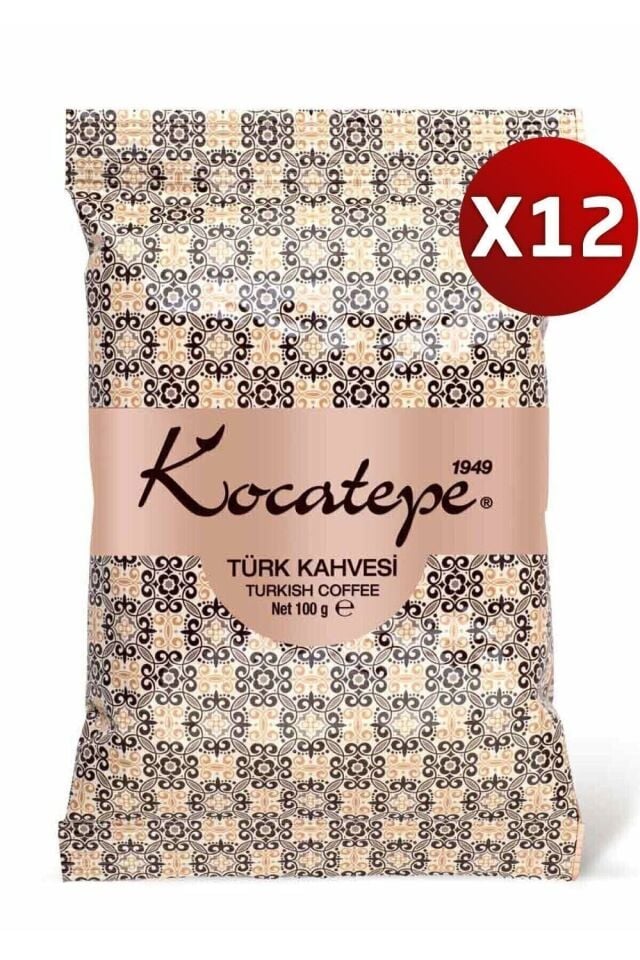 Kocatepe Kahve Türk Kahvesi 100 Gr Folyo 12'li Paket