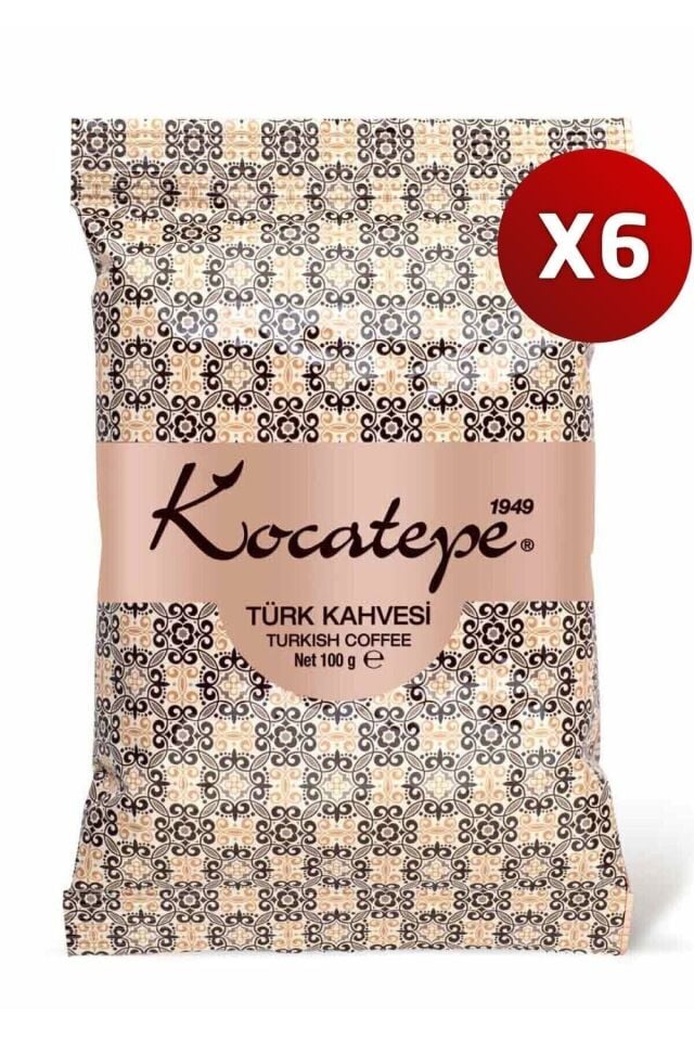 Kocatepe Kahve Türk Kahvesi 100 Gr Folyo 6'lı Paket