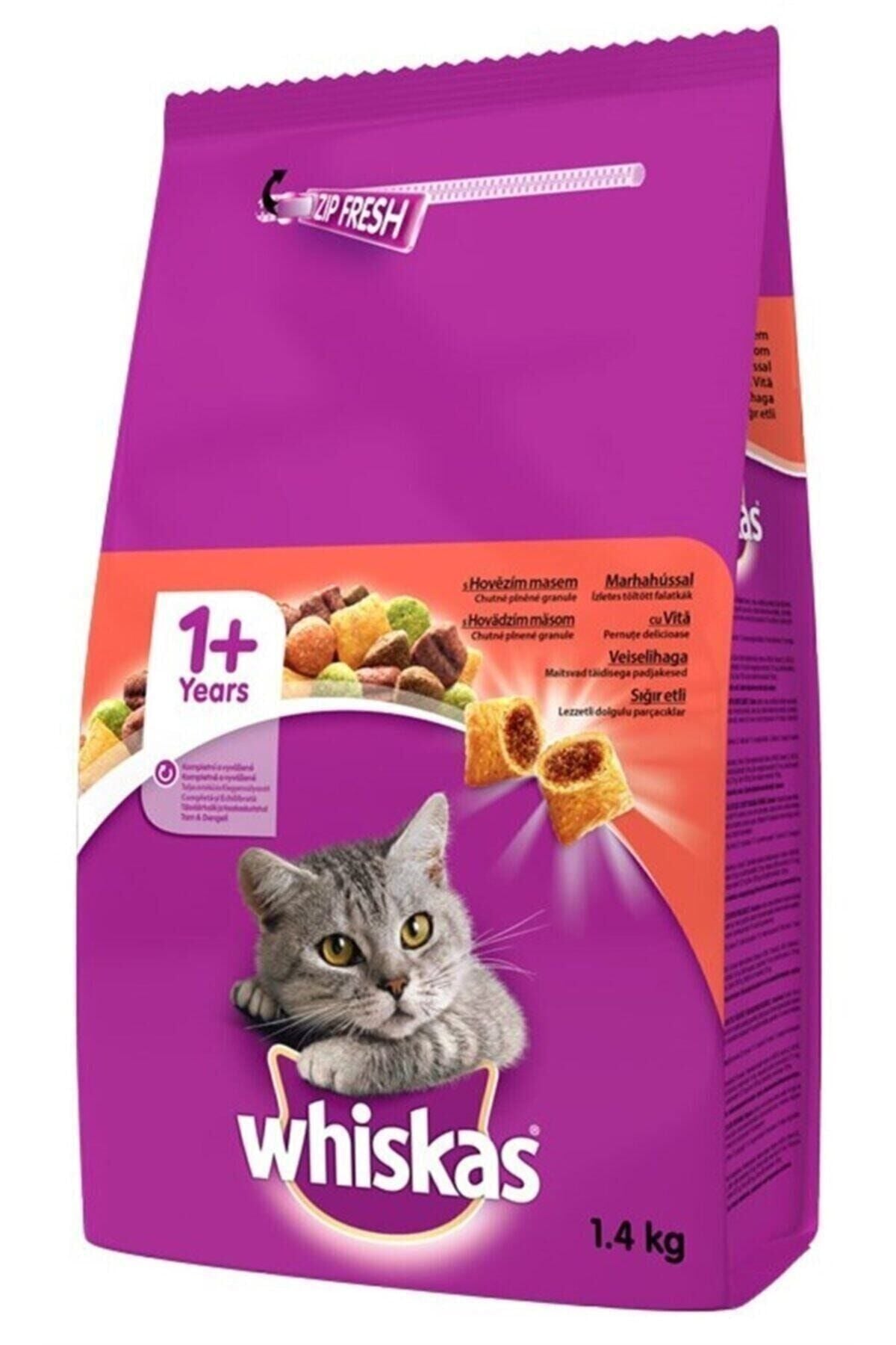 Whiskas Biftekli Kuru Kedi Maması 1,4 Kg Ekspres