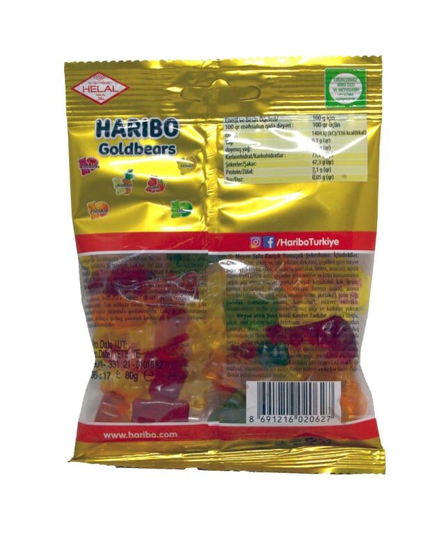 Haribo Yumuşak Şekerleme 80 gr Altın Ayıcık
