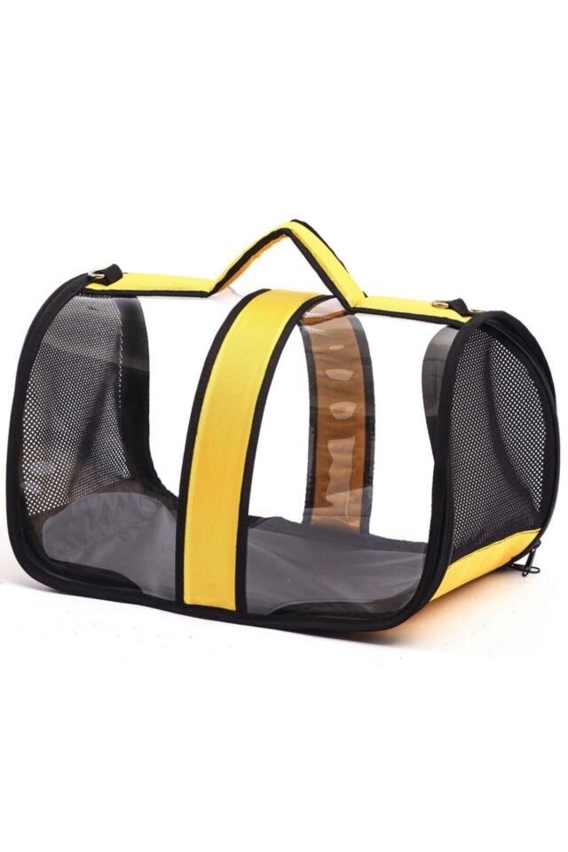 Kedi Taşıma Çantası Şeffaf Seyahat Evcil Hayvan Çantası Büyük Boy Şeffaf Astronot