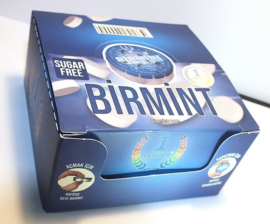 Birmint Mint Nane Aromalı Şeker 12 Gr x 12 li paket