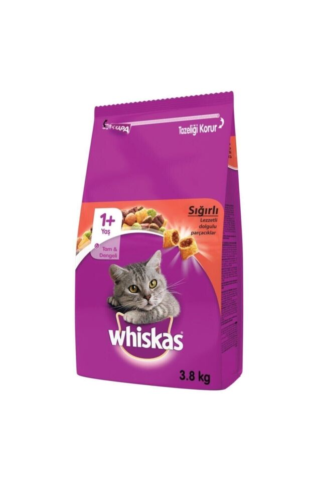 Whıskas Kuru Mama Sıgırlı 3.8kg
