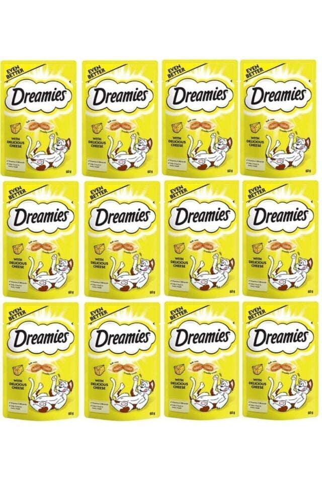 Peynirli Kedi Ödül Bisküvisi 12 X 60 G