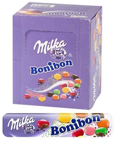 Milka Bonibon 24,3 gr 24'lü Paket Çikolatalı