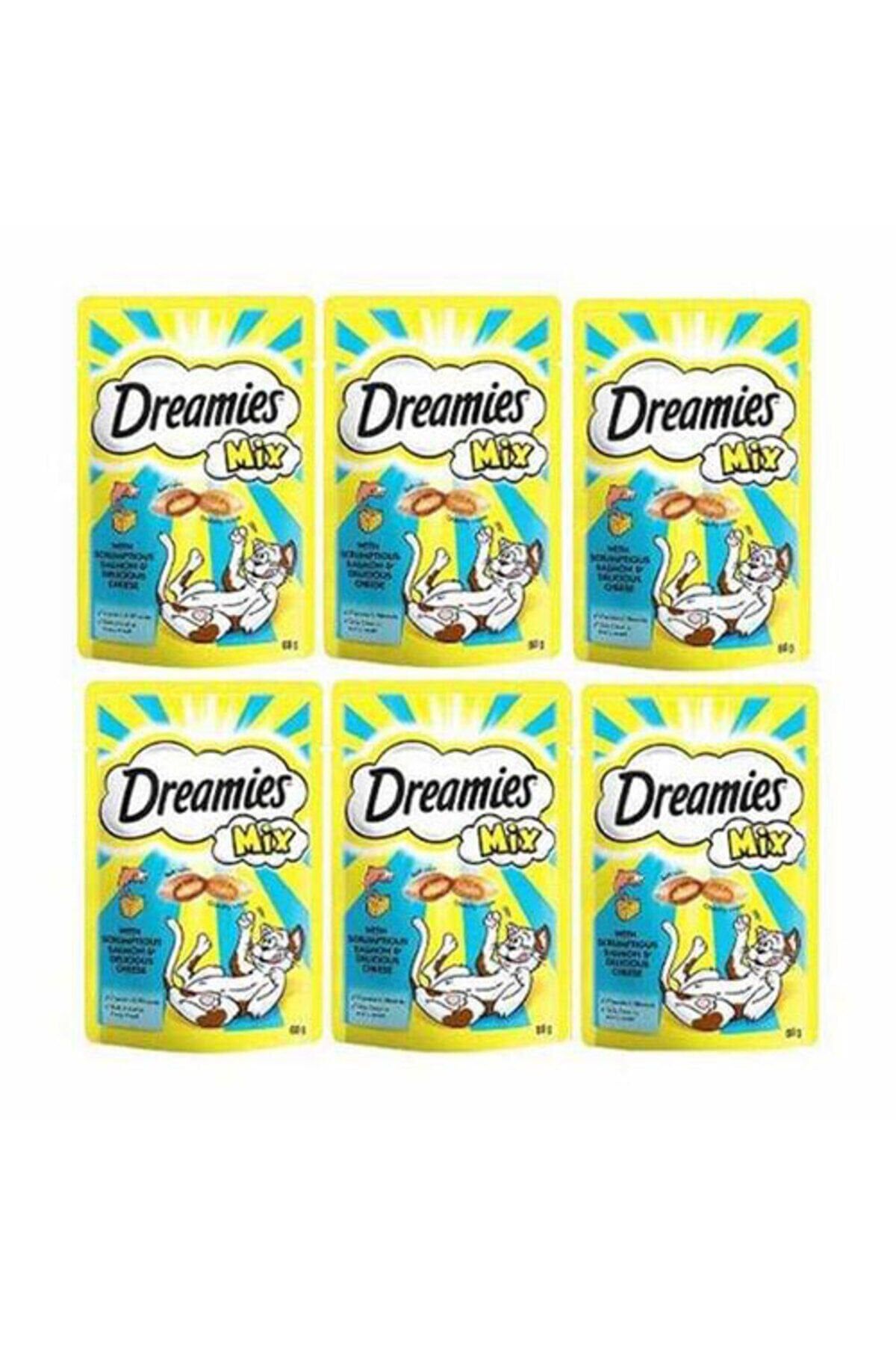 Mix Somonlu Ve Peynirli Kedi Ödülü 6x60 gr