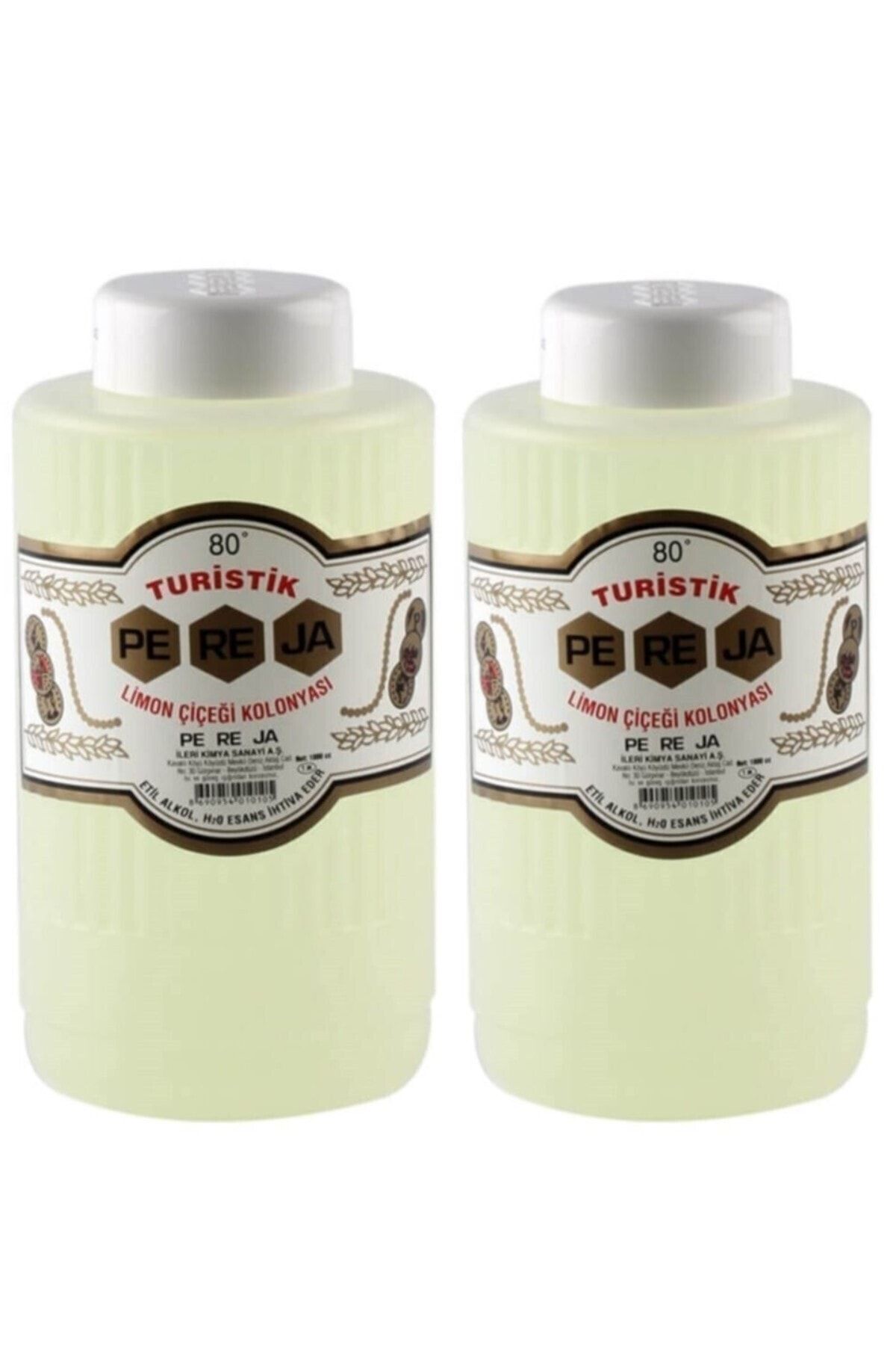 Limon Çiçeği Kolonyası 1000 Ml Bidon Plastik 2 Adet