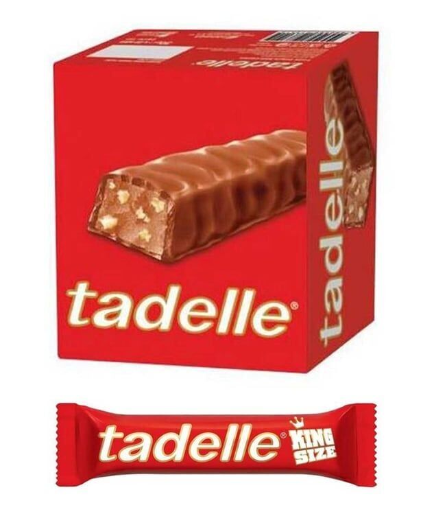 Tadelle Sütlü King Çikolata 52 gr Fındıklı X 16'lı Paket
