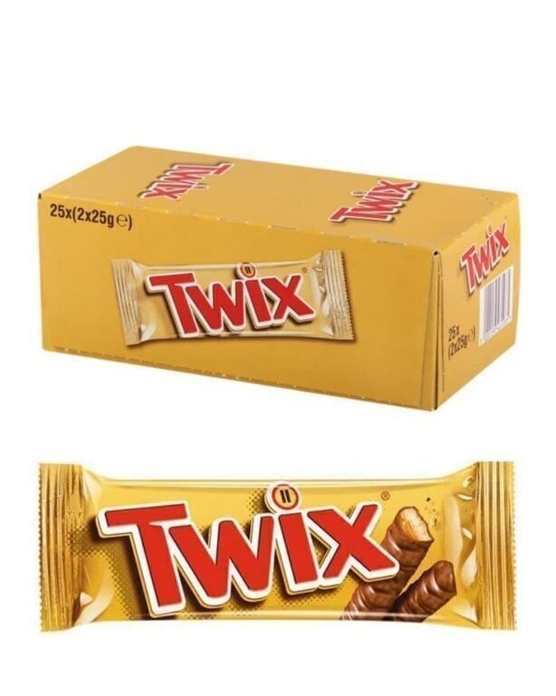 Twix Çikolata 50 gr 25'li Paket