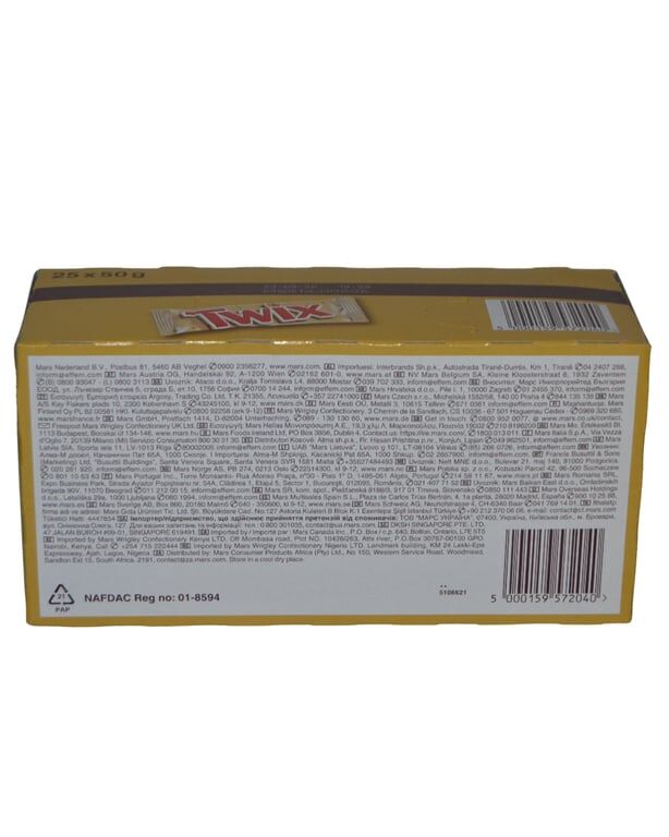 Twix Çikolata 50 gr 25'li Paket