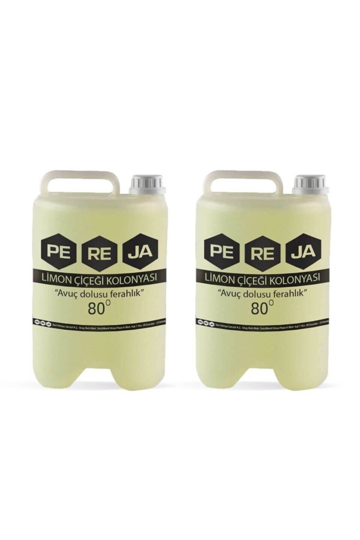 Limon Çiçeği Kolonyası 5 L Plastik Ambalaj 2'li Set