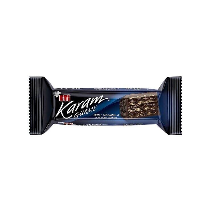 Eti Karam Bitter Çikolatalı Gurme Gofret 50g x 18 Adet